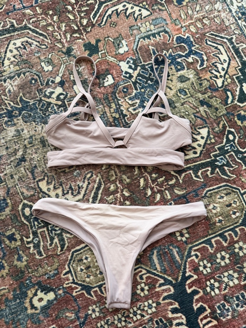 Tavik Light Mauve Strappy Bikini Set - Picture 1 of 1